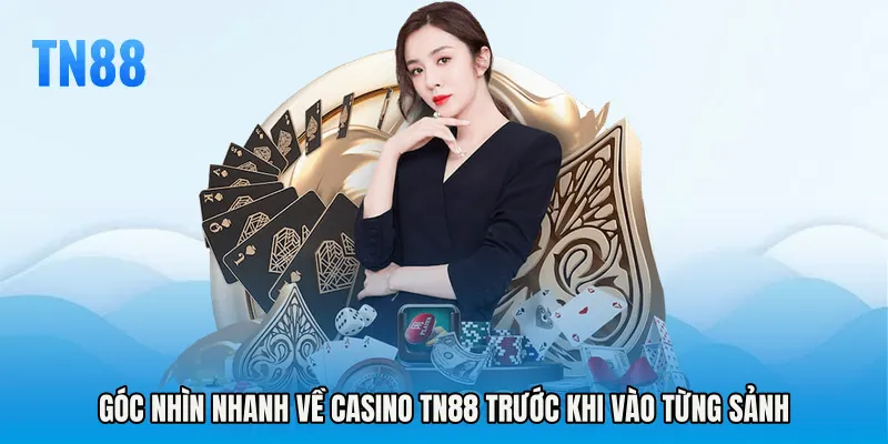 Góc nhìn nhanh về Casino TN88 trước khi vào từng sảnh