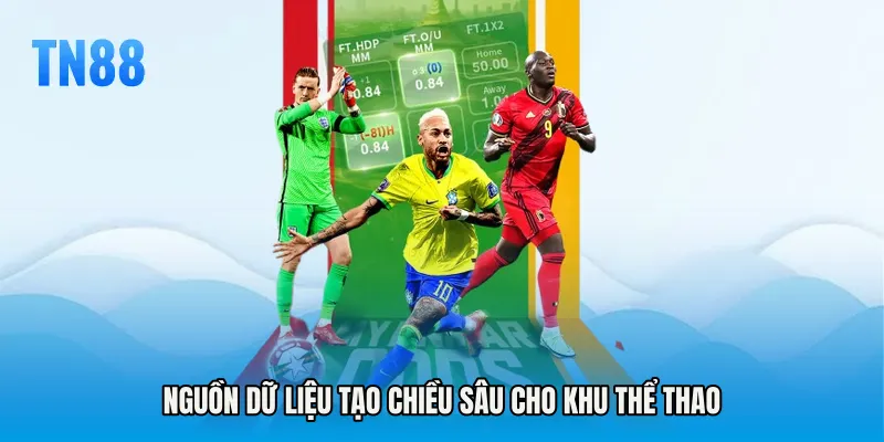 Nguồn dữ liệu tạo chiều sâu cho khu thể thao
